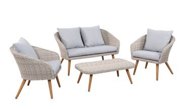 Cane Outdoor Furniture Set